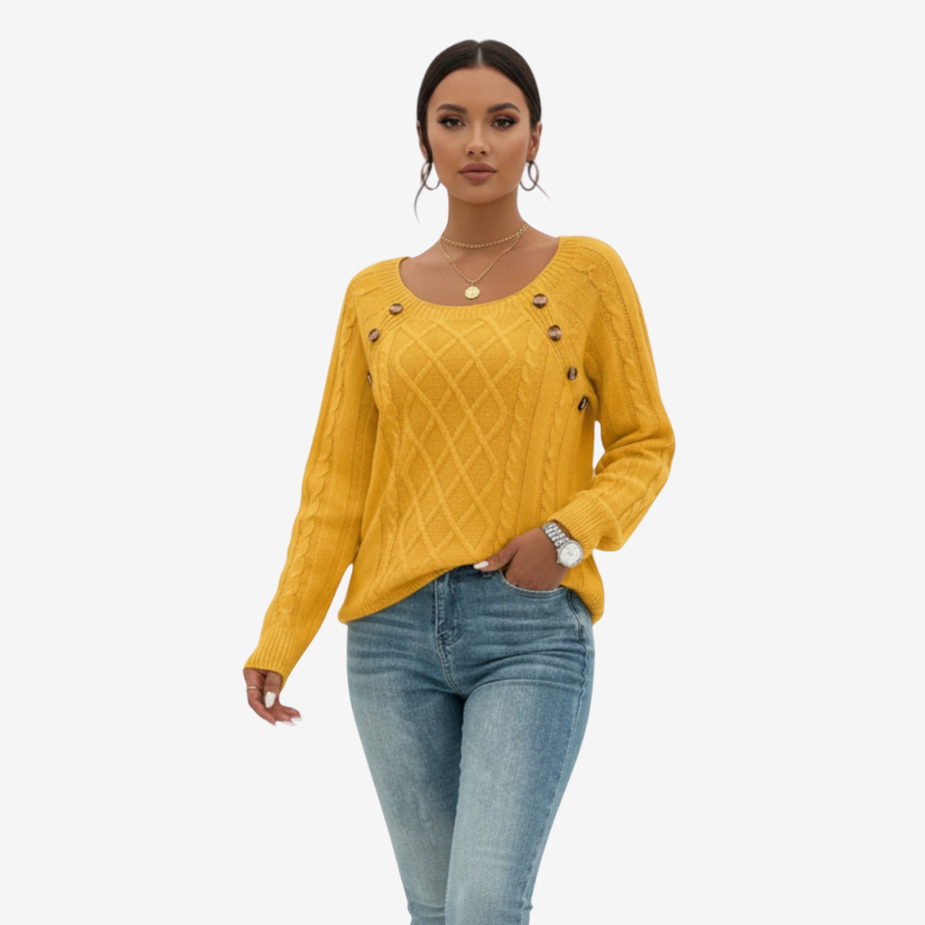 NOMU | Women’s Cable Knit Sweater – Heritage Comfort