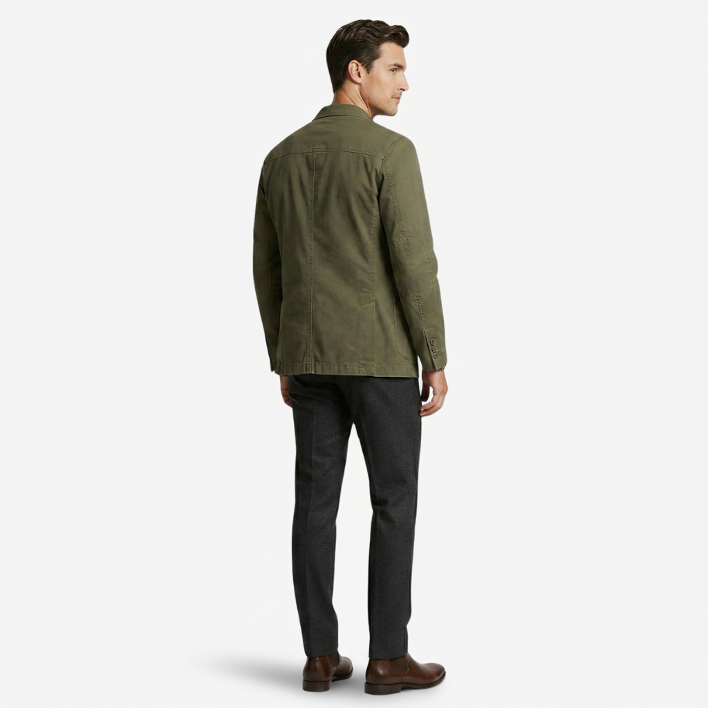 NOMU | Men's Smart Casual Cotton Blazer – Modern Tailored Jacket