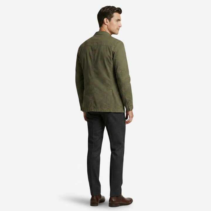 NOMU | Men's Smart Casual Cotton Blazer – Modern Tailored Jacket