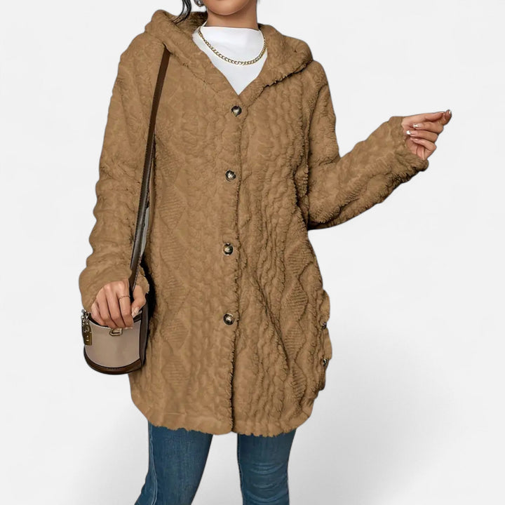 Women’s Jacquard Hooded Coat – Heritage Luxe