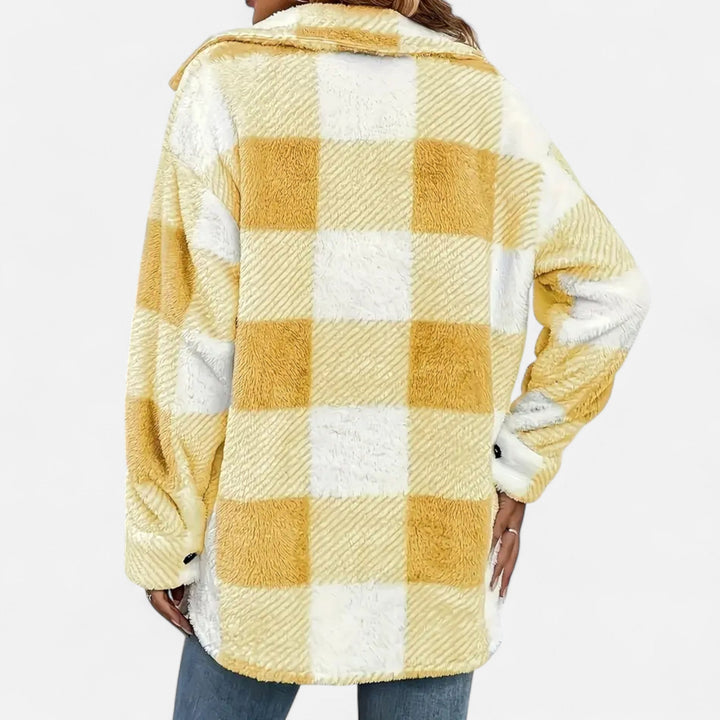 Women’s Plush Fleece Coat – Timeless Elegance