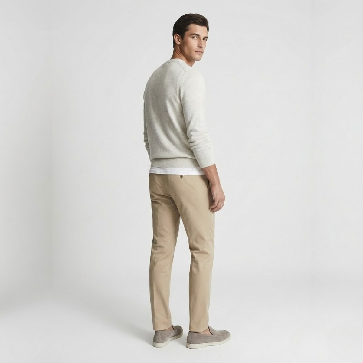 NOMU | Men's Minimalist Suede Loafers – Lightweight Slip-On Casual Shoes