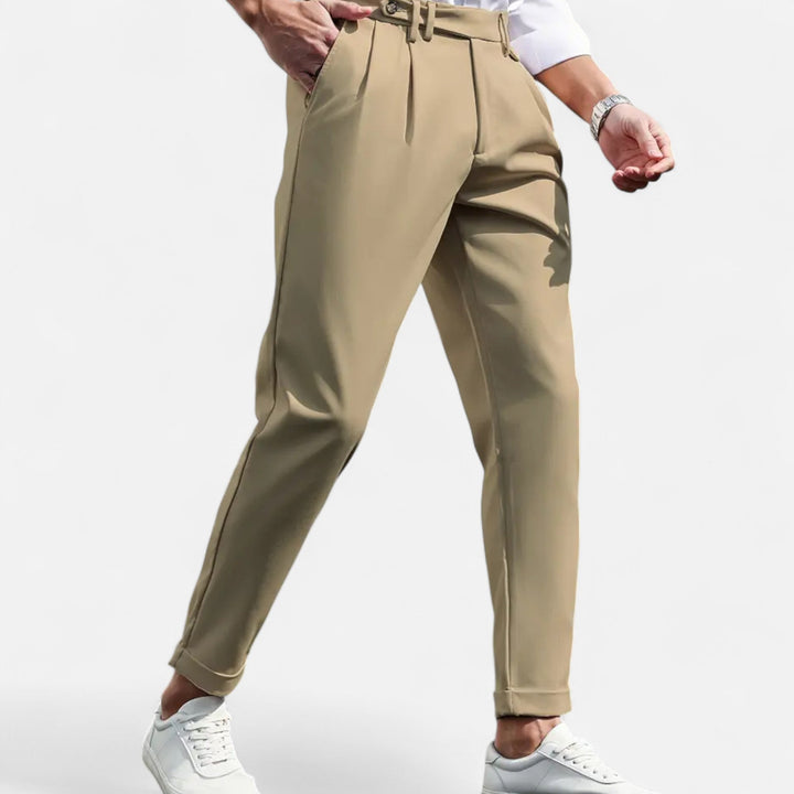 Men’s Slim Fit Casual Suit Trousers