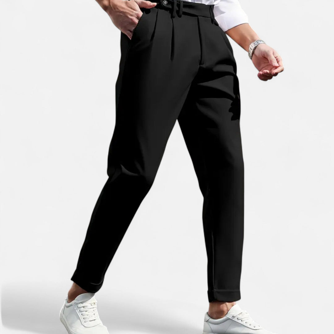 Men’s Slim Fit Casual Suit Trousers