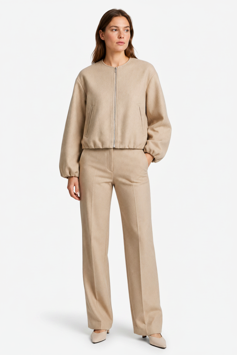 NOMU | Women’s Zippered Bomber Jacket