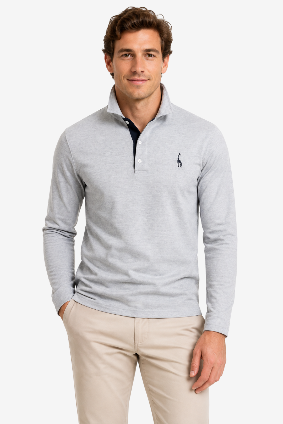 NOMU | Men's Long Sleeve Polo Shirt