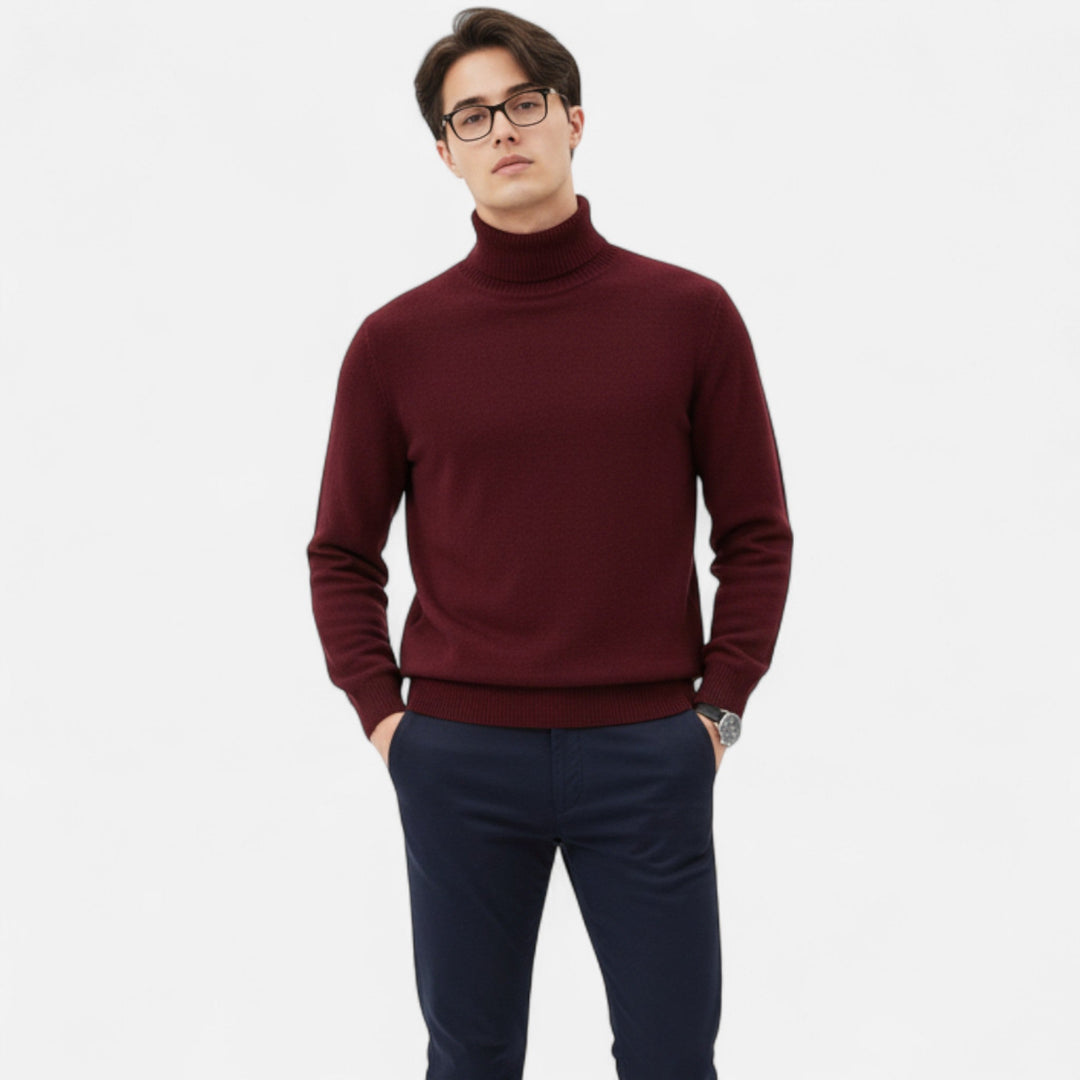 Men’s Slim Turtleneck Sweater