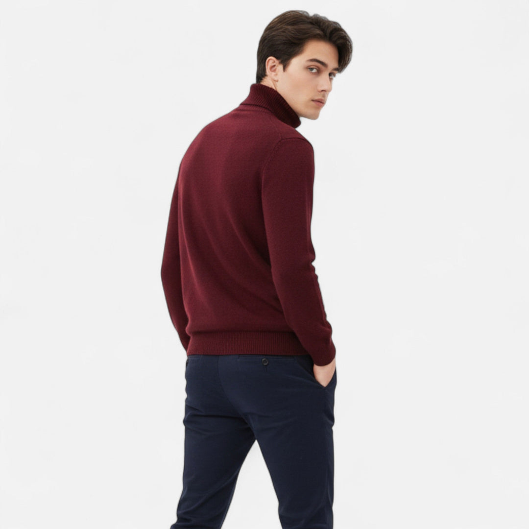Men’s Slim Turtleneck Sweater