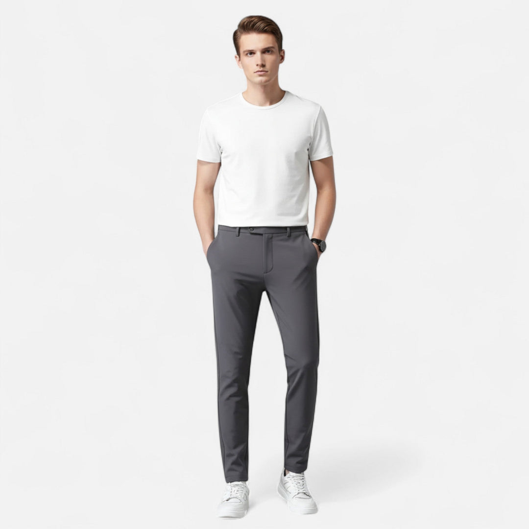 Men’s Slim Fit Business Casual Trousers