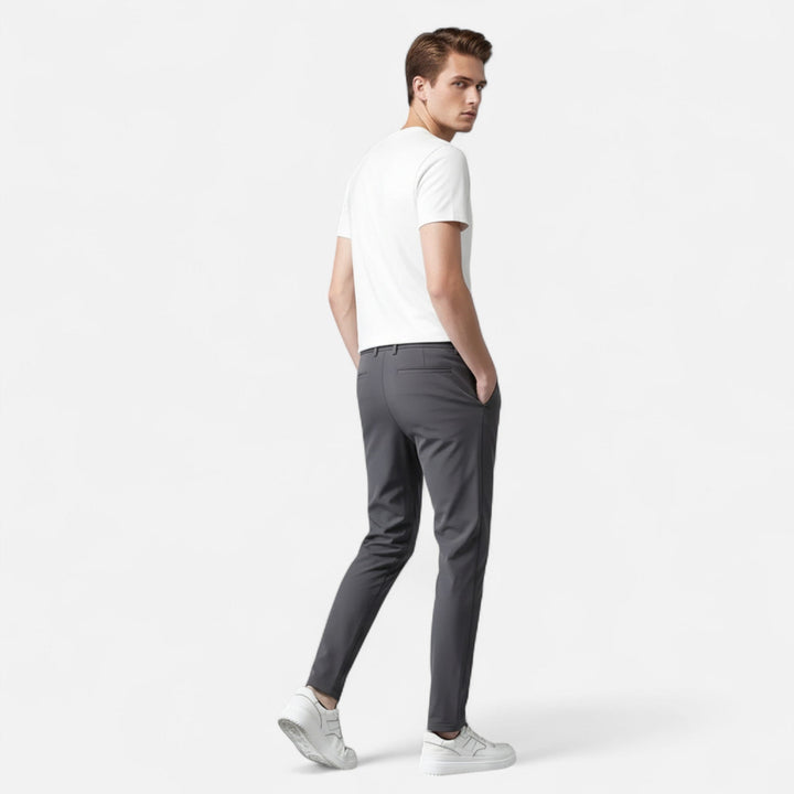 Men’s Slim Fit Business Casual Trousers