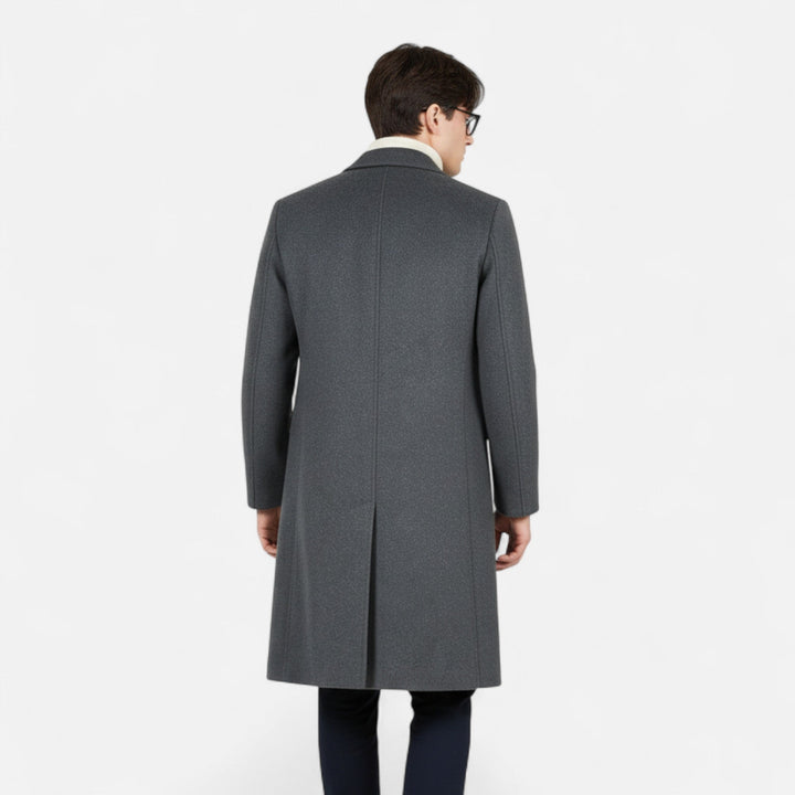 Men’s Wool Long Overcoat