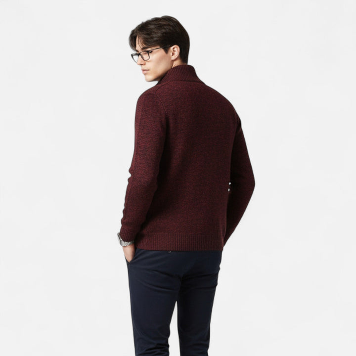 Men’s Knitted Zip Cardigan