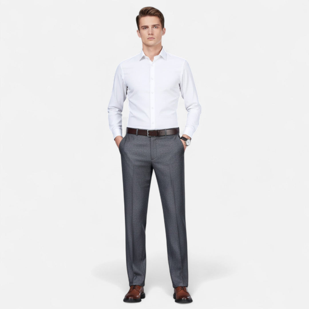 Men’s Timeless Straight Cut Suit Trousers