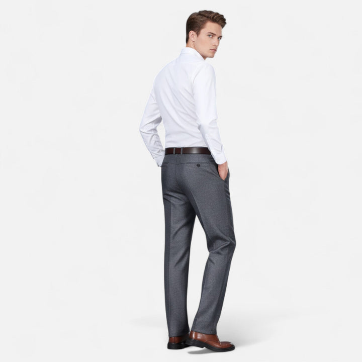 Men’s Timeless Straight Cut Suit Trousers