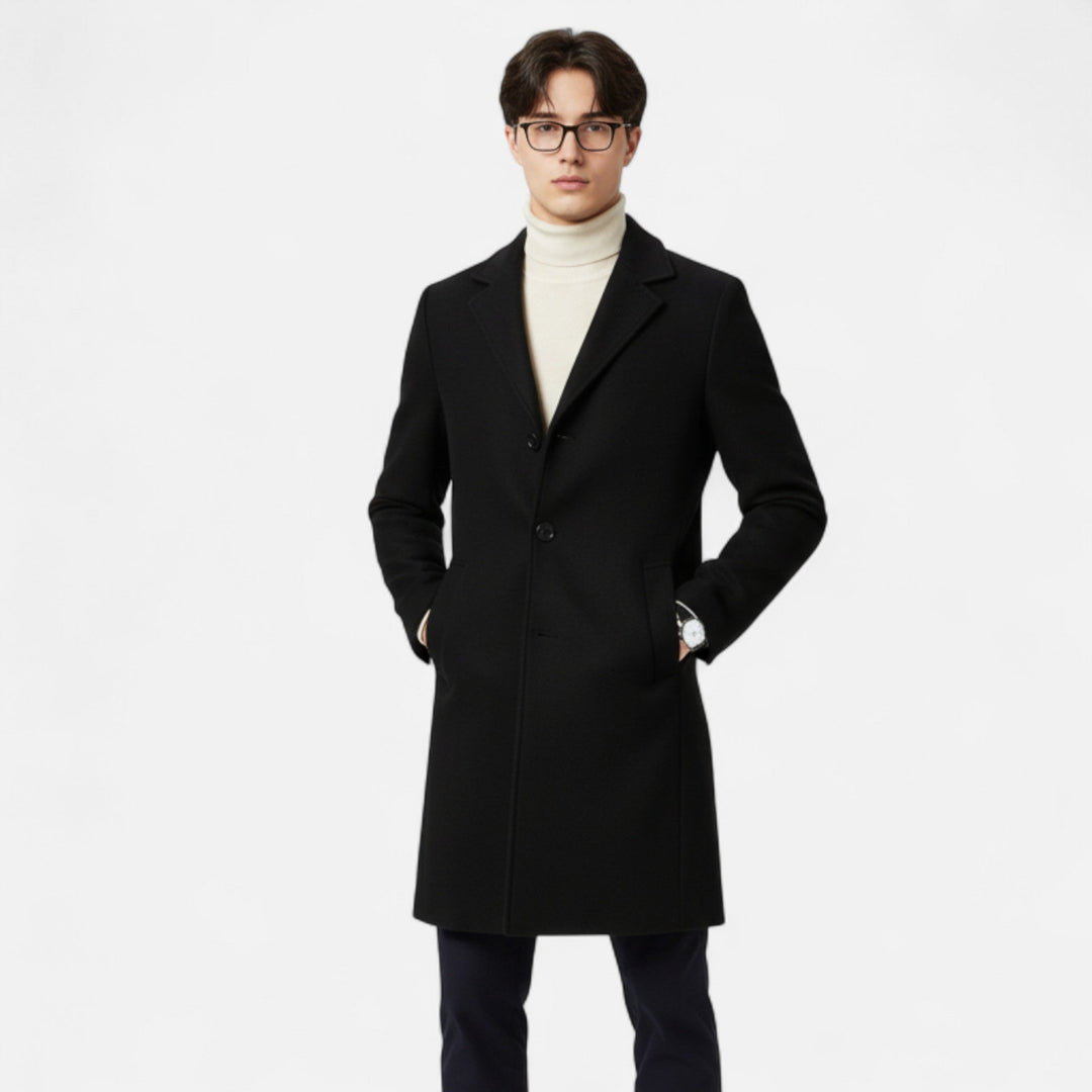 Men’s Classic Long Overcoat