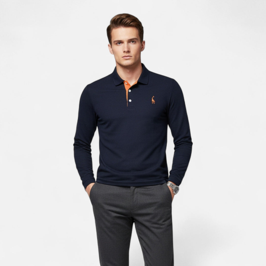 Men's Long Sleeve Polo Shirt