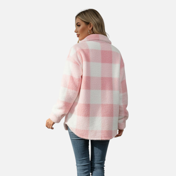Women’s Plush Fleece Coat – Timeless Elegance
