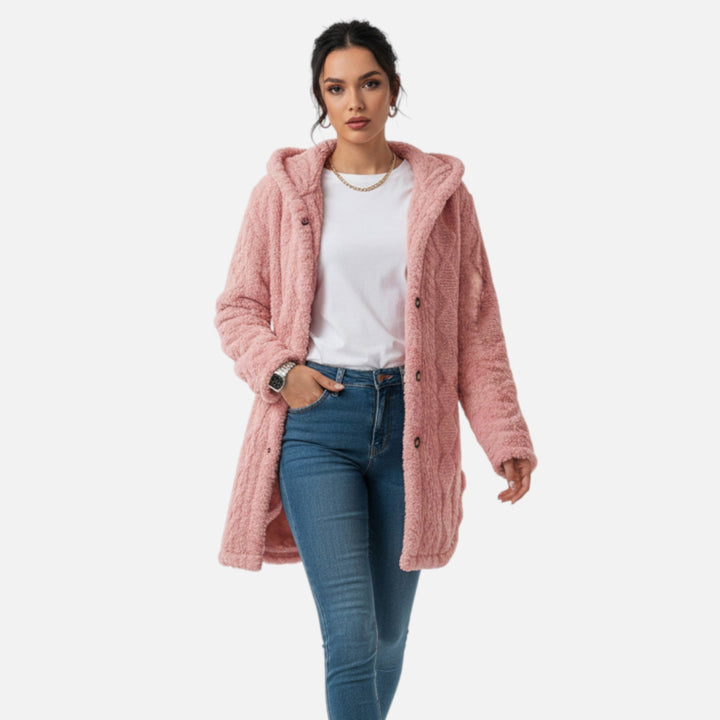 Women’s Jacquard Hooded Coat – Heritage Luxe