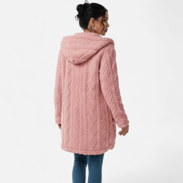 Women’s Jacquard Hooded Coat – Heritage Luxe