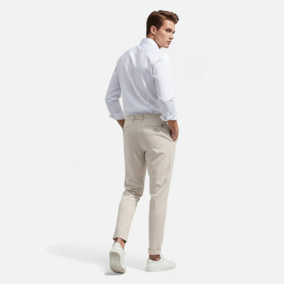 Men’s Slim Fit Casual Suit Trousers