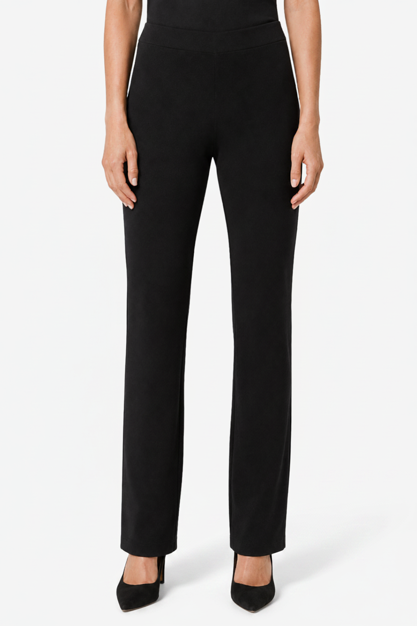 NOMU | Women’s Stretch Knit Trousers – Effortless Sophistication