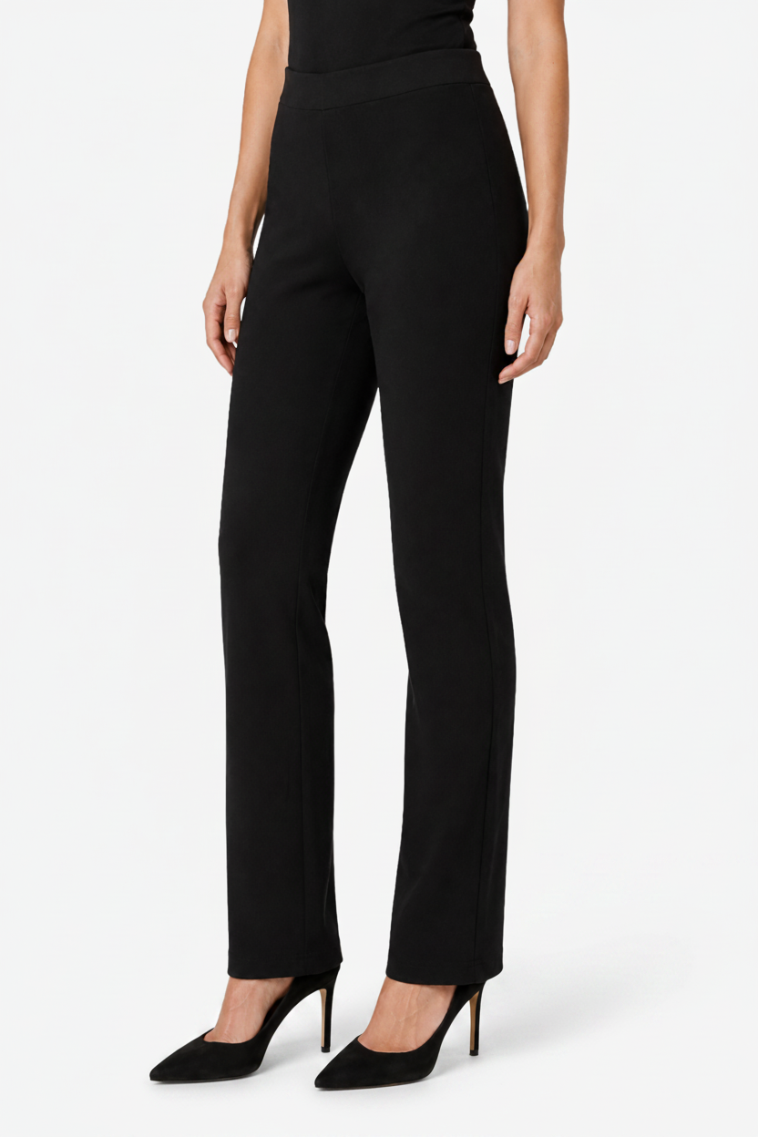 NOMU | Women’s Stretch Knit Trousers – Effortless Sophistication