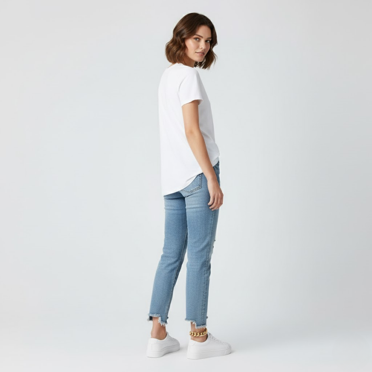 NOMU | Women’s Grid Lace-Up Sneakers – Effortless Ease