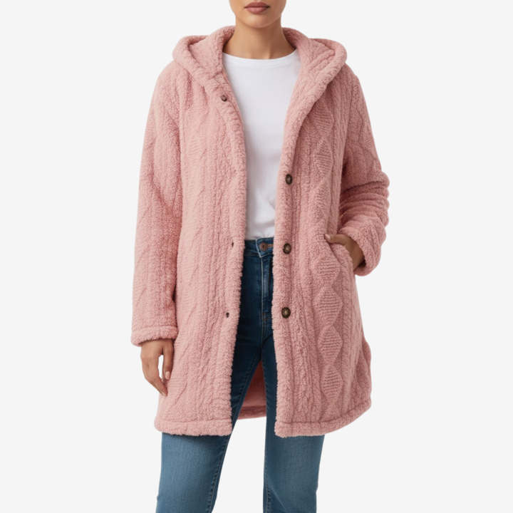 Women’s Jacquard Hooded Coat – Heritage Luxe