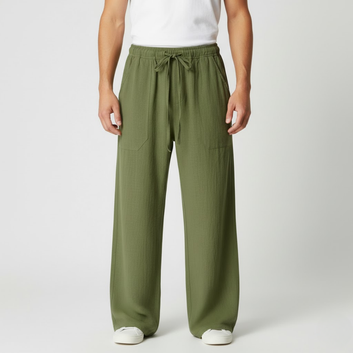 Men’s Oversized Wide Leg Casual Trousers