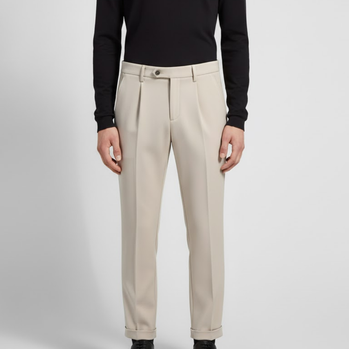 Men’s Slim Fit Casual Suit Trousers