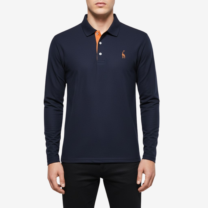 Men's Long Sleeve Polo Shirt