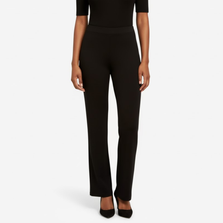 Women’s Stretch Knit Trousers – Effortless Sophistication