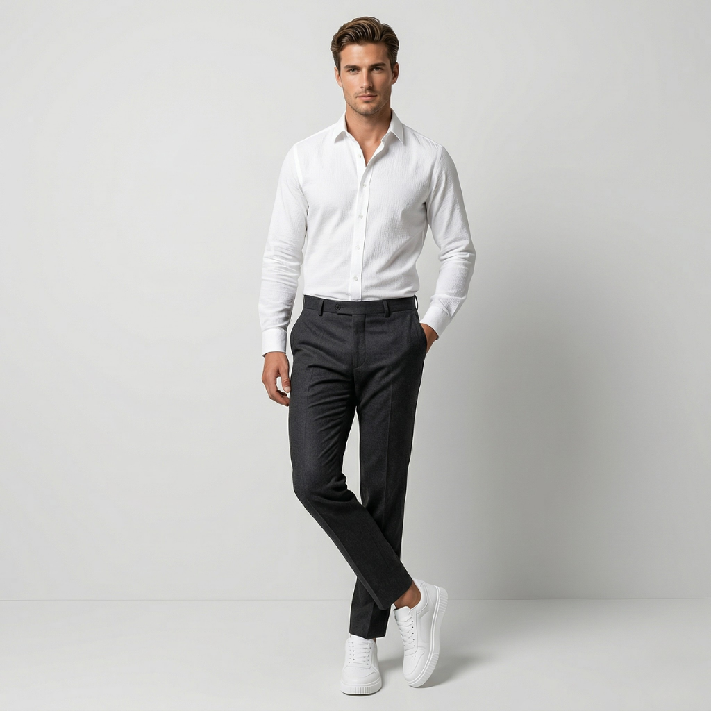 NOMU | Men’s Chunky Sole Lace-Up Sneakers