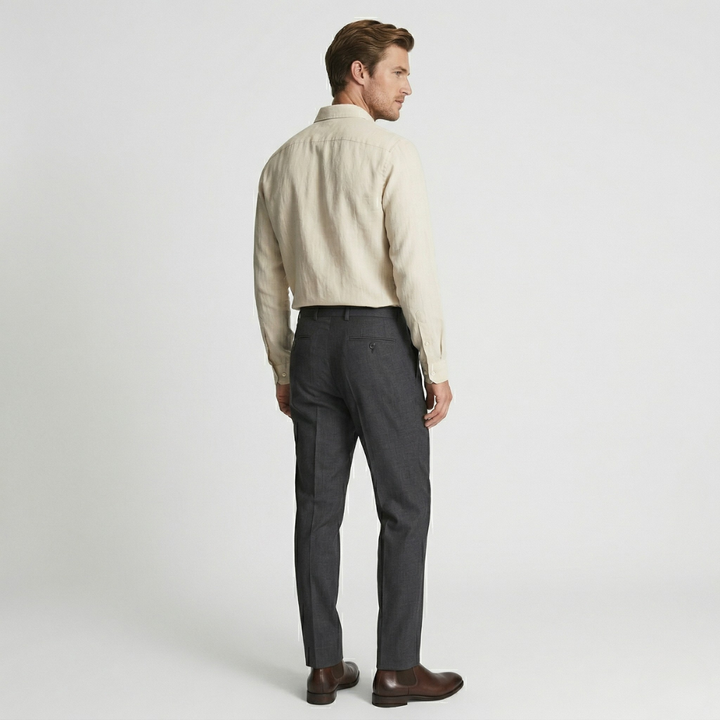 NOMU | Men’s Long Sleeve Button-Up Casual Shirt