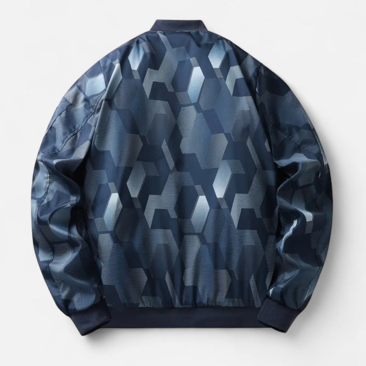 Men’s Polyester Vintage Inspired Bomber Jacket