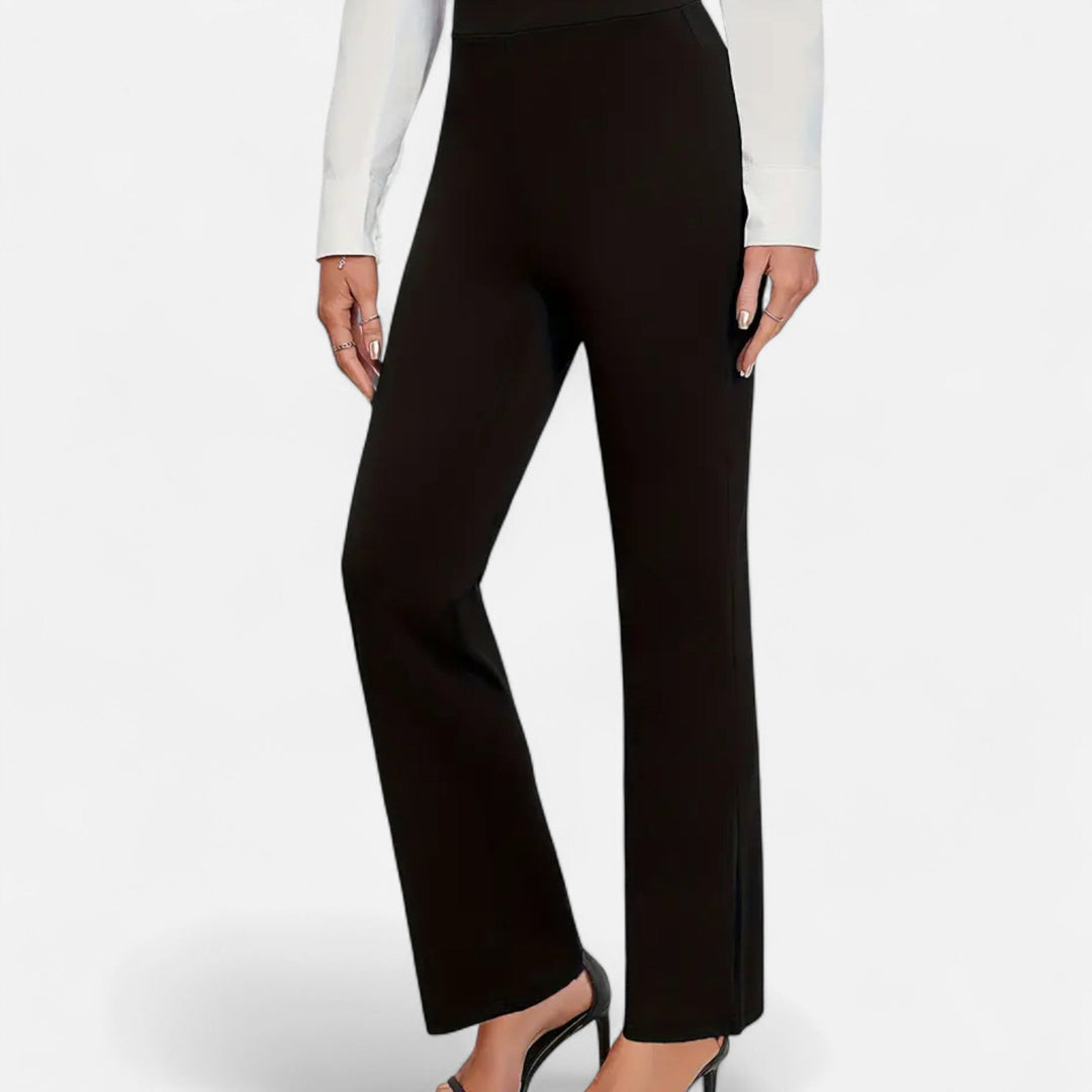 Women’s Stretch Knit Trousers – Effortless Sophistication