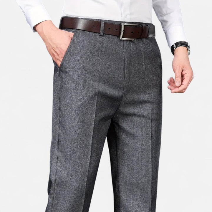 Men’s Timeless Straight Cut Suit Trousers