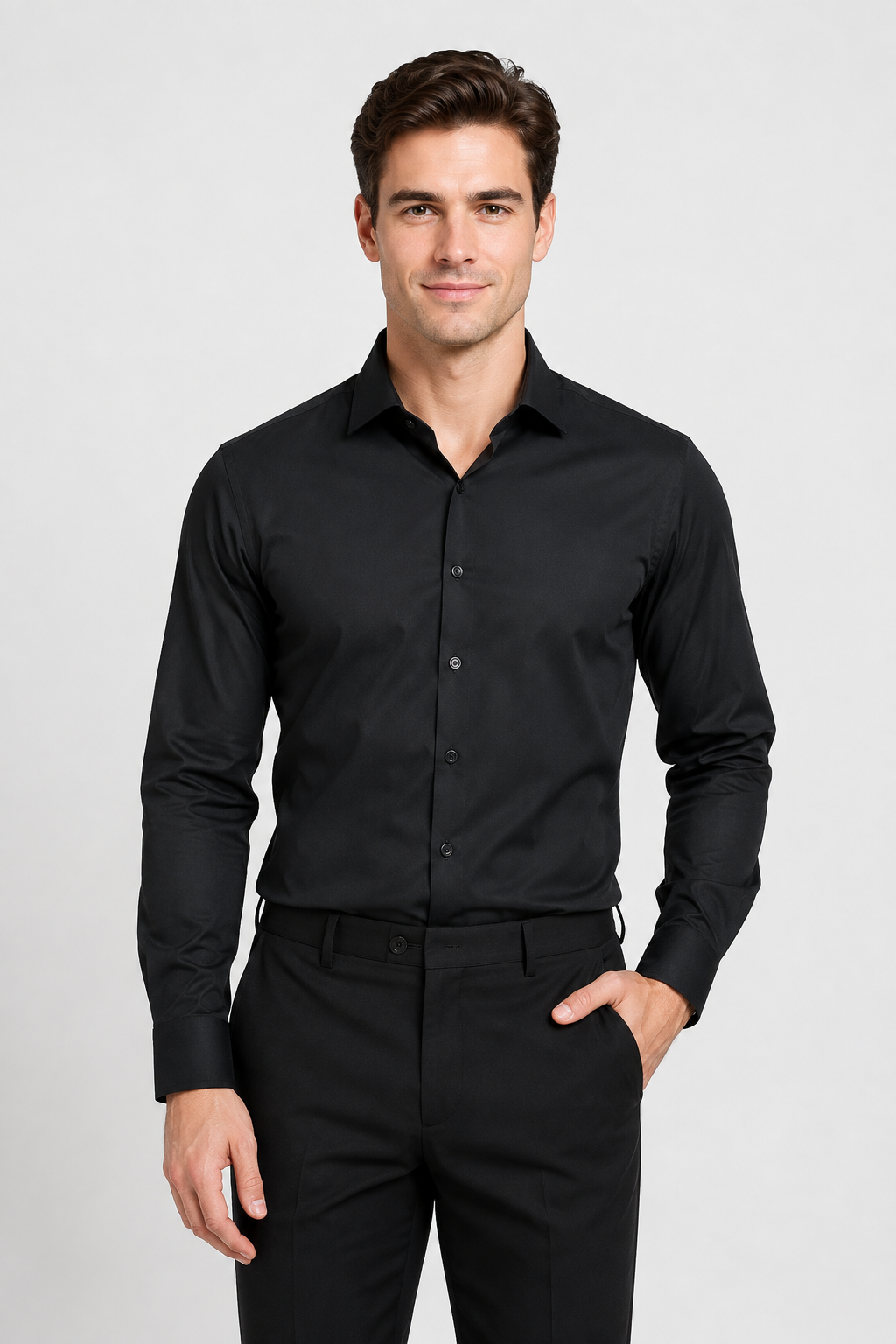 NOMU | Men’s Slim-Fit Button-Down Shirt