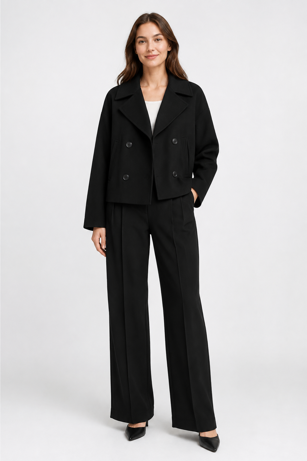 NOMU | Women’s Double Breasted Coat
