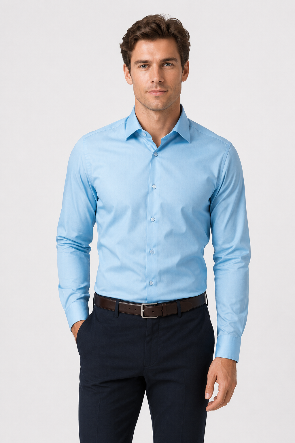 NOMU | Men’s Slim-Fit Button-Down Shirt