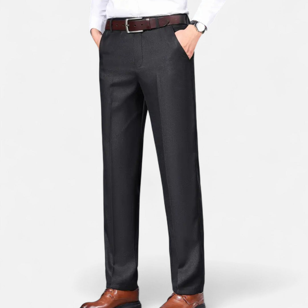 Men’s Timeless Straight Cut Suit Trousers
