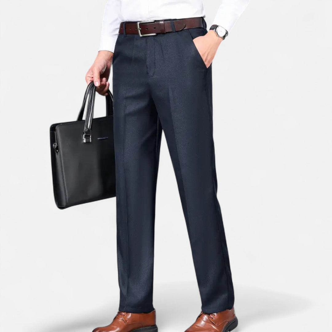 Men’s Timeless Straight Cut Suit Trousers