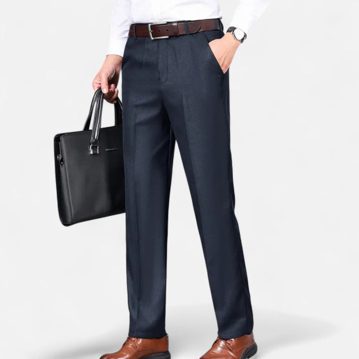 Men’s Timeless Straight Cut Suit Trousers