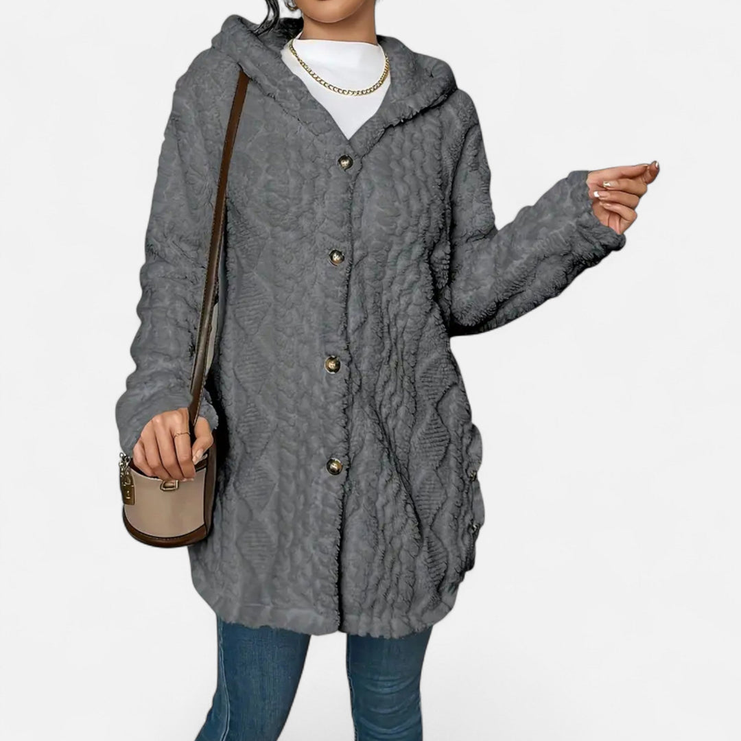 Women’s Jacquard Hooded Coat – Heritage Luxe