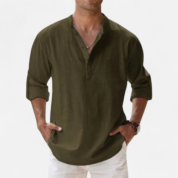 Men’s Linen Beach Shirt