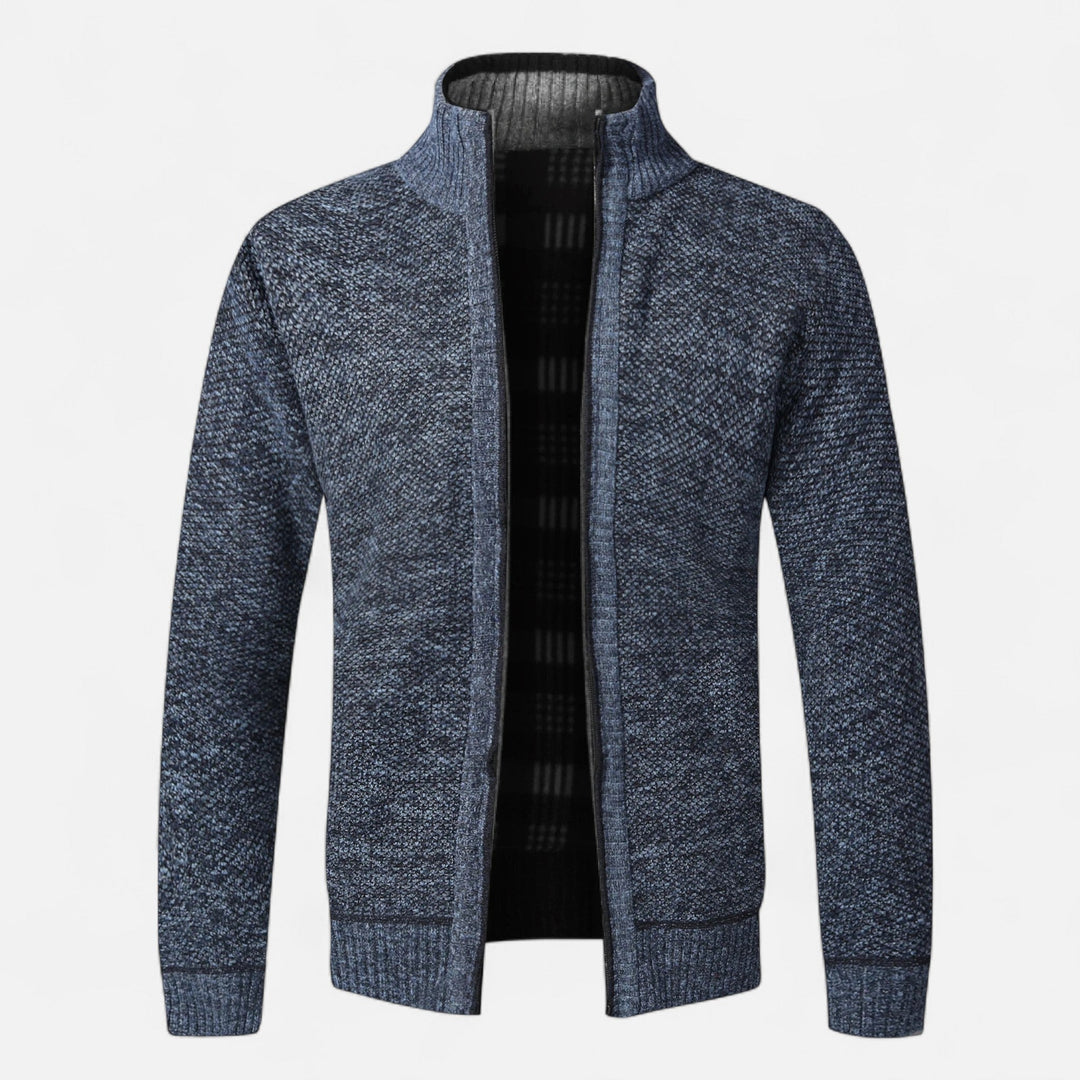 Men’s Knitted Zip Cardigan
