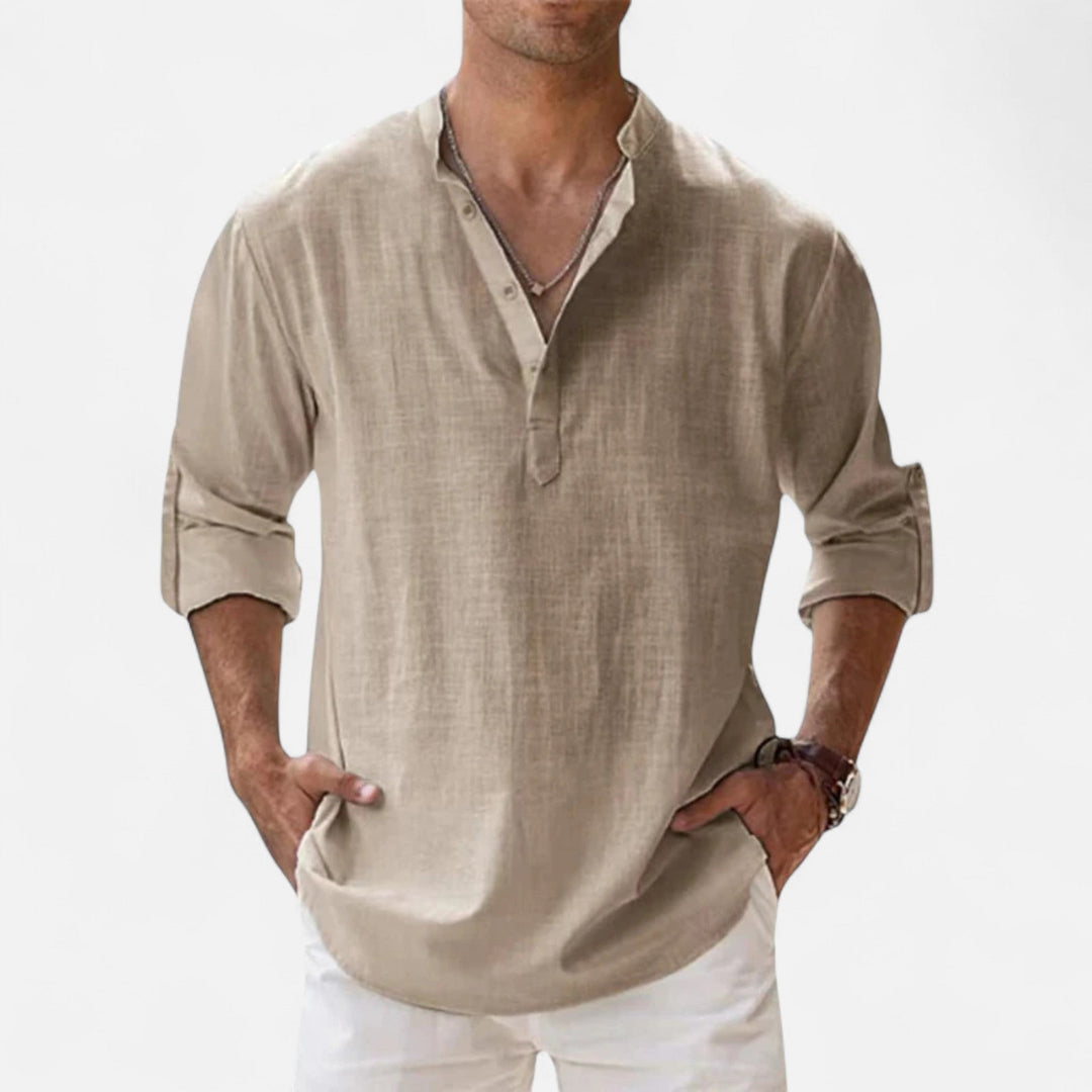 Men’s Linen Beach Shirt