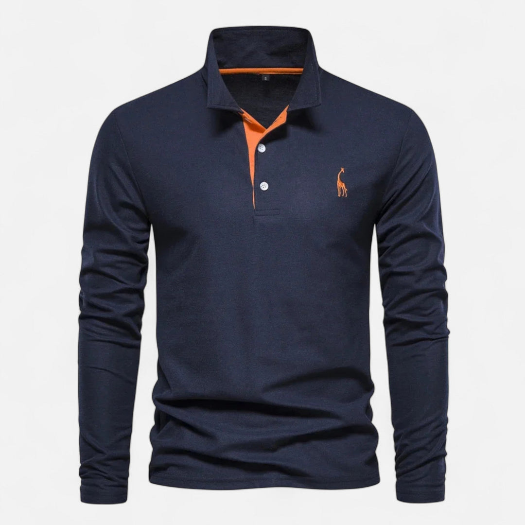 Men's Long Sleeve Polo Shirt