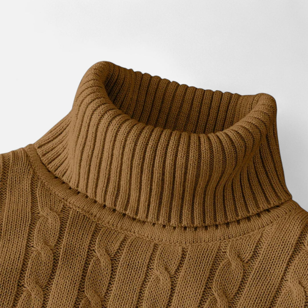 Men’s Wool Turtleneck Sweater