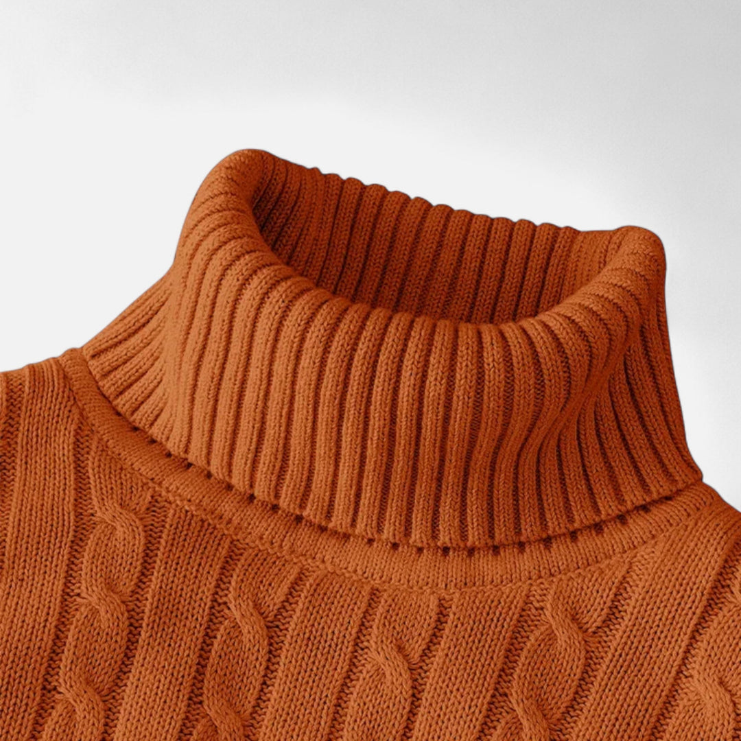 Men’s Wool Turtleneck Sweater
